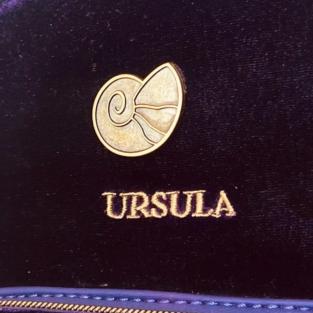 Loungefly Disney Villains Ursula Velvet Mini Backpack Purple